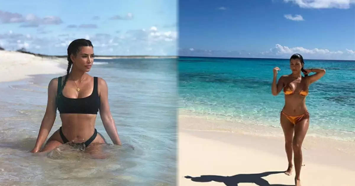 Kourtney Kardashian Claps Back at Claim Kim Kardashian Threw Shade With Bikini Photo